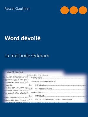 cover image of Word dévoilé